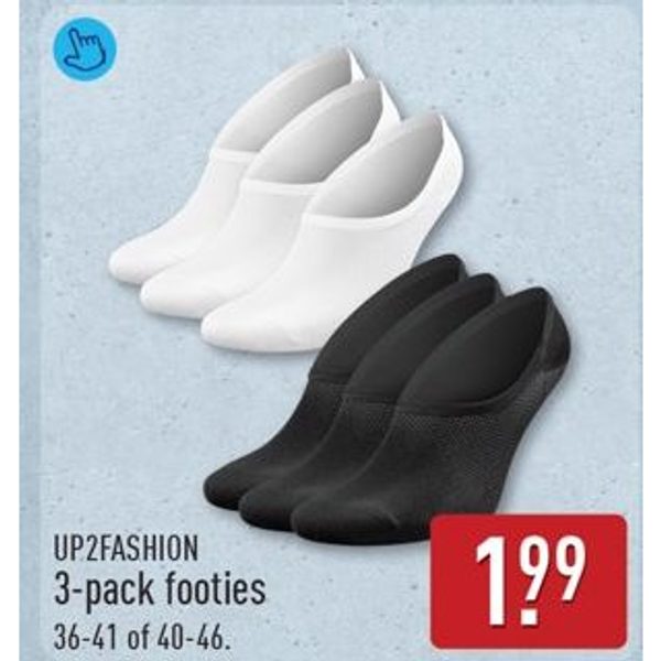 3-pack footies