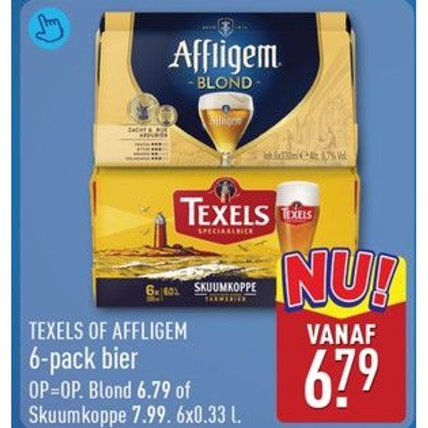 Texels of Affligem 6-pack bier