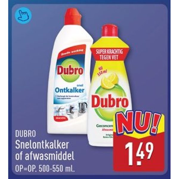 Dubro Snelontkalker of afwasmiddel