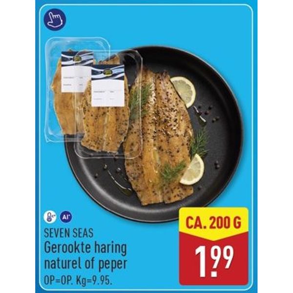 Seven Seas Gerookte haring naturel of peper