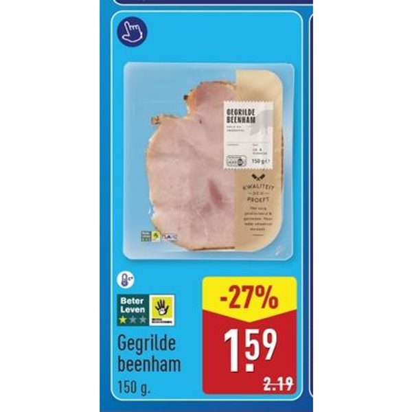 Gegrilde beenham