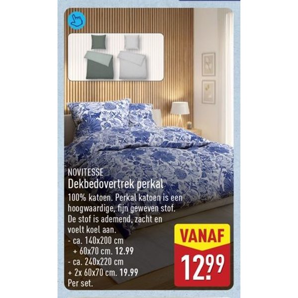 Novitesse Dekbedovertrek perkal