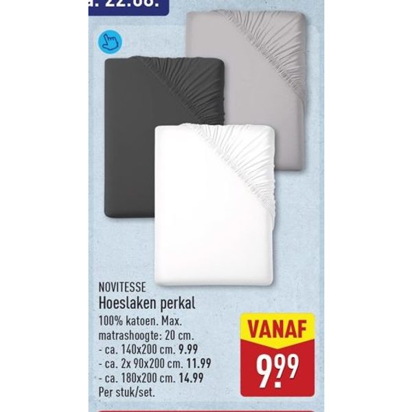 Novitesse Hoeslaken perkal
