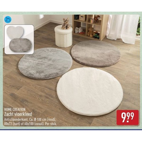 HOME CREATION Zacht vloerkleed