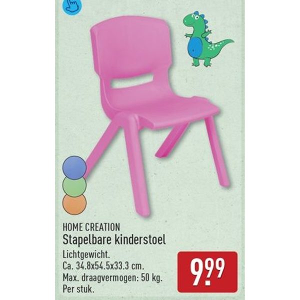 HOME CREATION Stapelbare kinderstoel