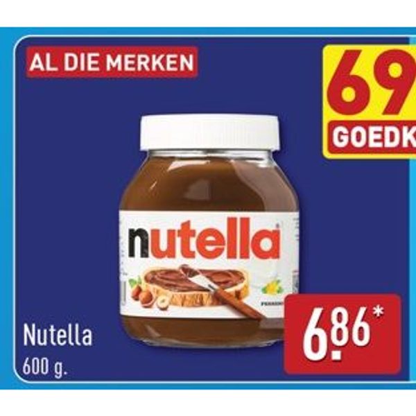 Nutella hazelnootpasta