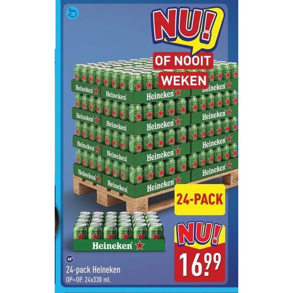 24-pack Heineken