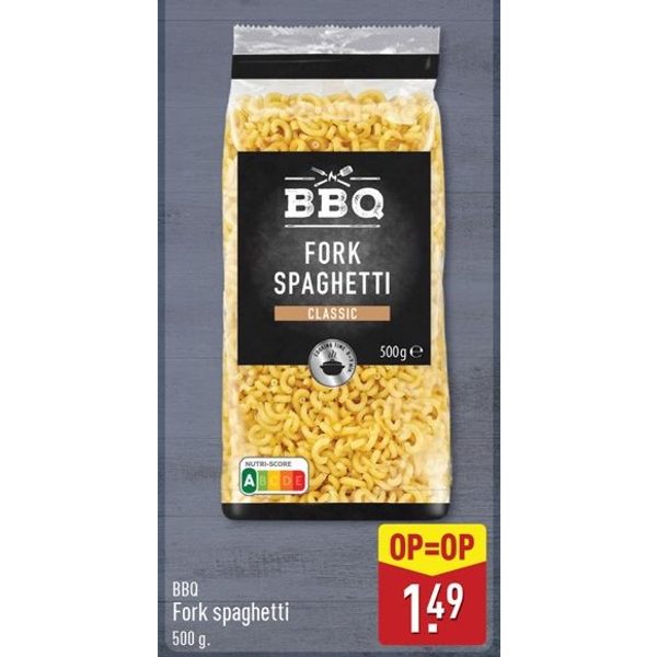 BBQ fork spaghetti