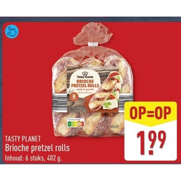 Tasty Planet Brioche pretzel rolls