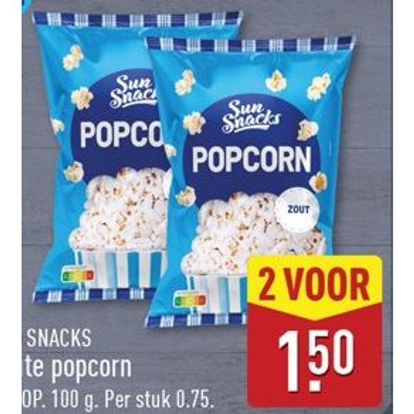 SUN SNACKS Zoute popcorn