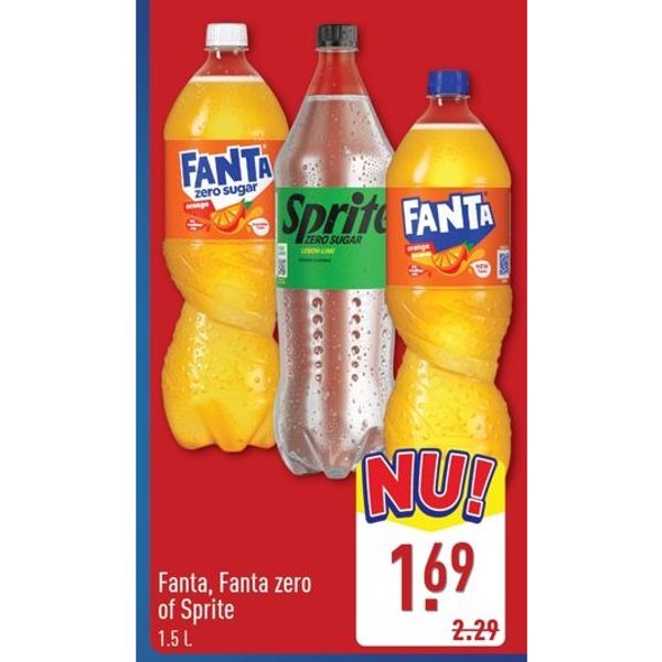 Fanta, Fanta zero of Sprite