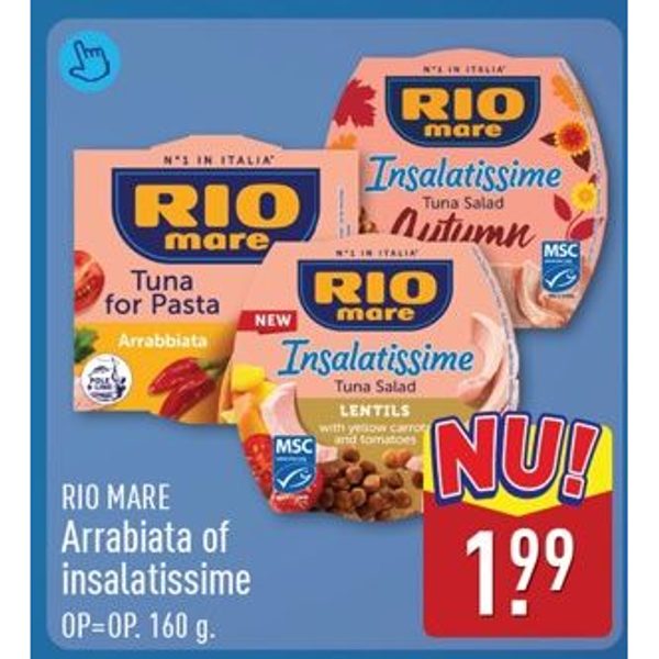 RIO MARE Arrabiata of insalatissime