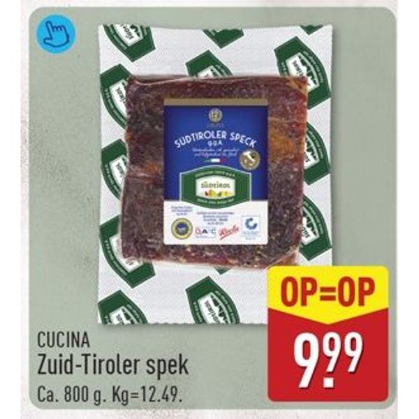 Cucina Zuid-Tiroler spek