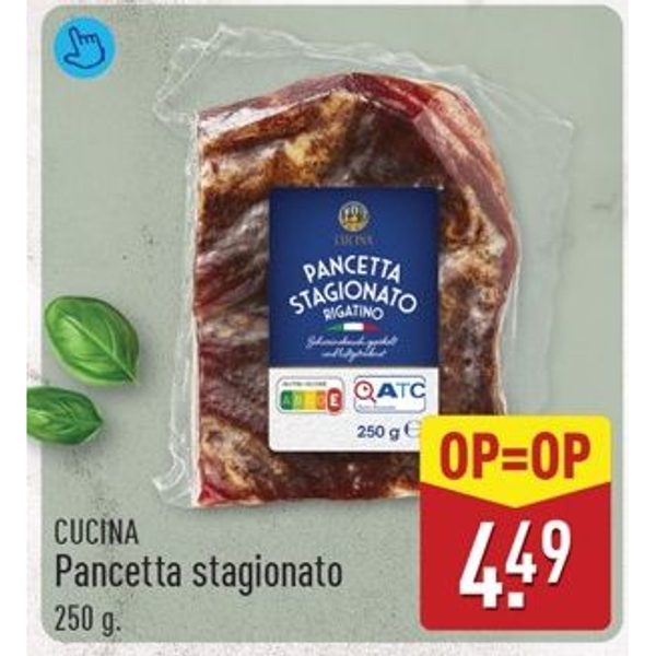 Cucina Pancetta stagionato