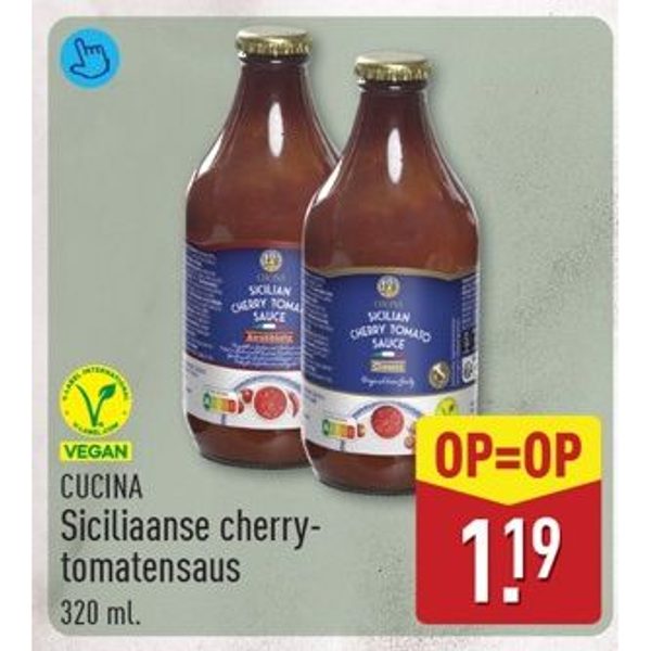 Cucina Siciliaanse cherry-tomatensaus