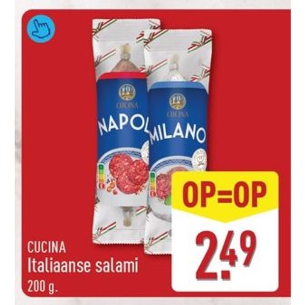 Cucina Italiaanse salami