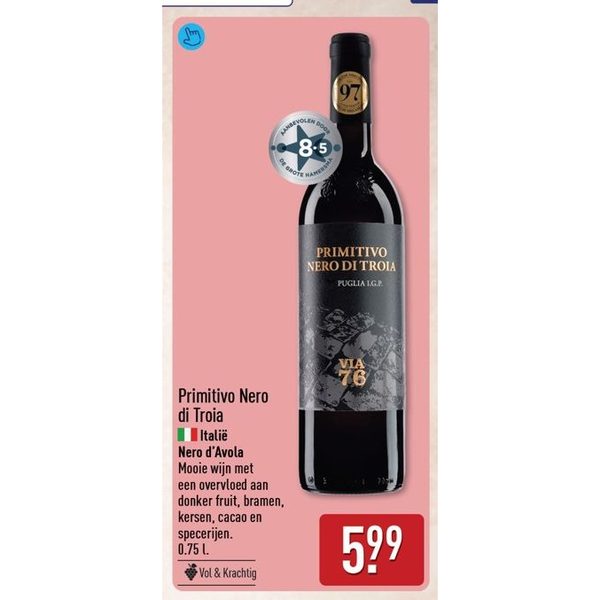Primitivo Nero di Troia Via 76