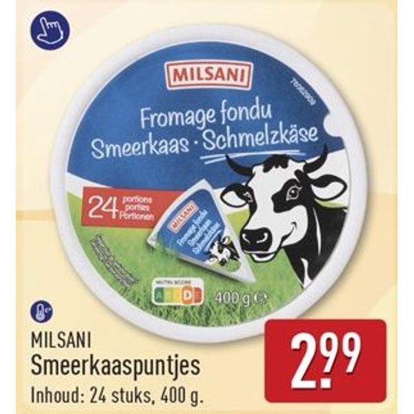 MILSANI Smeerkaaspuntjes