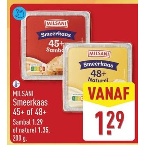 Smeerkaas 45+ of 48+