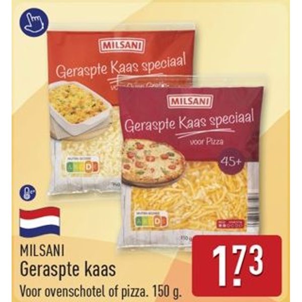 MILSANI Geraspte kaas