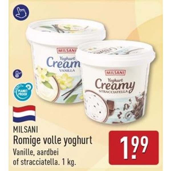 Milsani Romige volle yoghurt