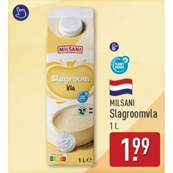 Milsani Slagroomvla