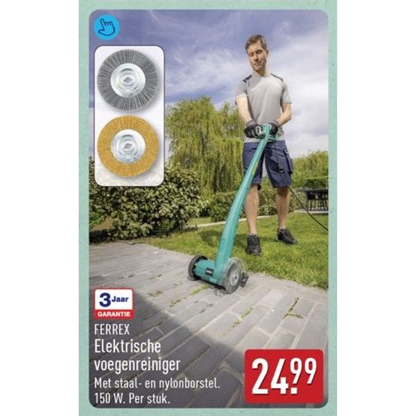 FERREX Elektrische voegenreiniger