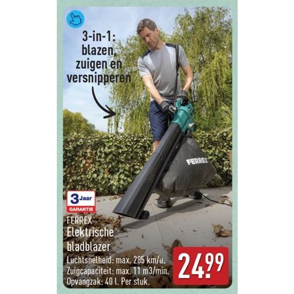 FERREX Elektrische bladblazer