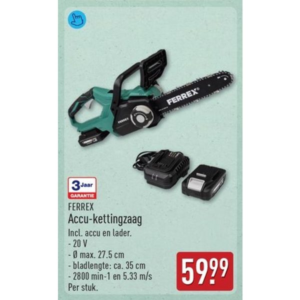 FERREX Accu-kettingzaag