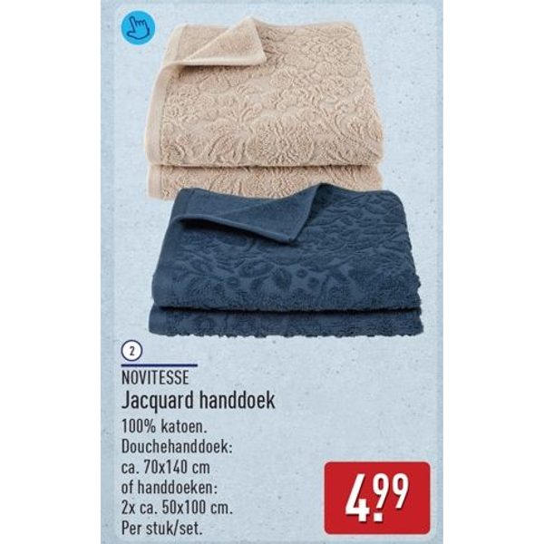 Novitesse Jacquard handdoek