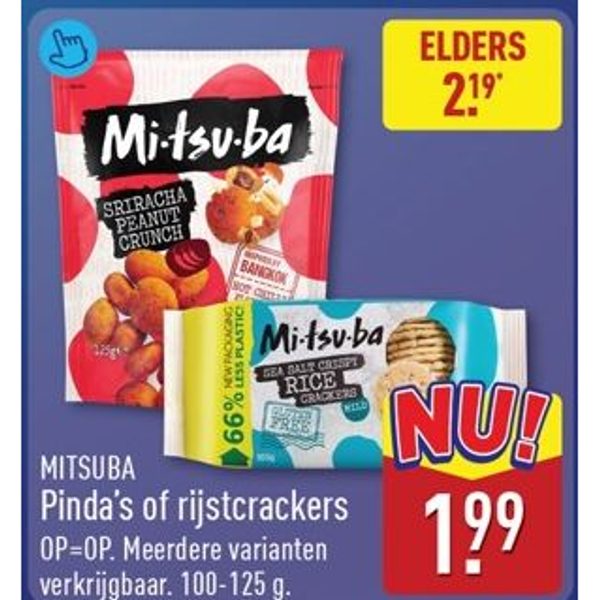 Mitsuba Pinda's of rijstcrackers