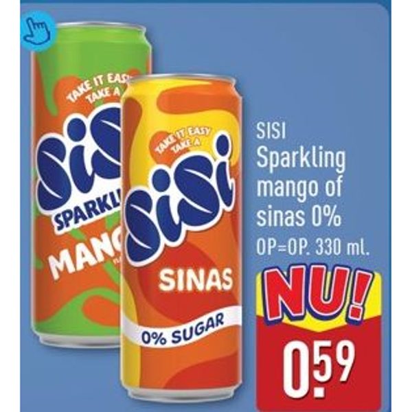 Sparkling mango of sinas 0%