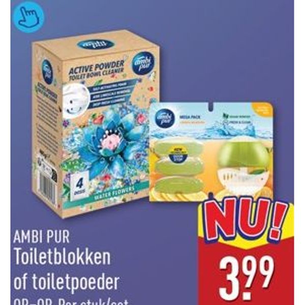 Ambi Pur Toiletblokken of toiletpoeder