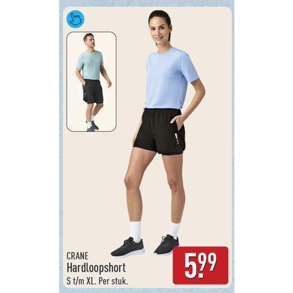 Crane hardloopshort