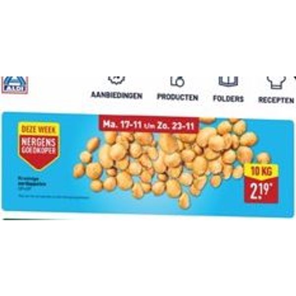 Kruimige aardappelen