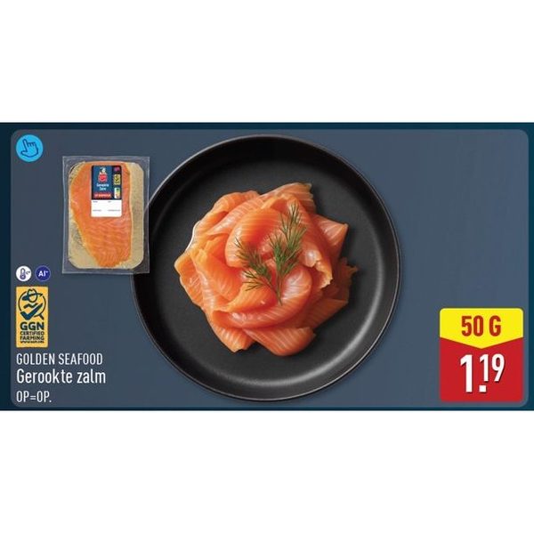 GOLDEN SEAFOOD Gerookte zalm