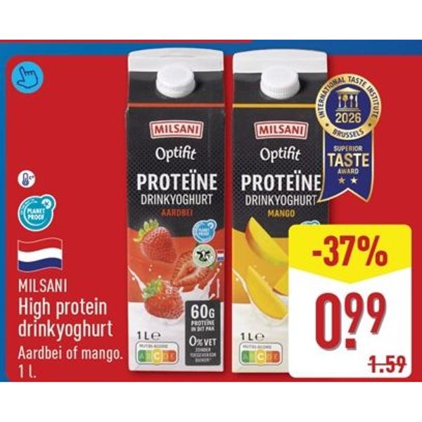 Milsani High protein drinkyoghurt