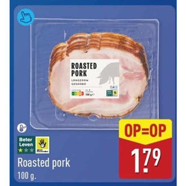 Roasted pork