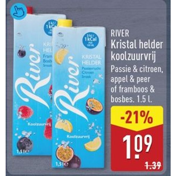 River Kristal helder koolzuurvrij