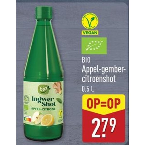 Bio Appel-gember-citroenshot