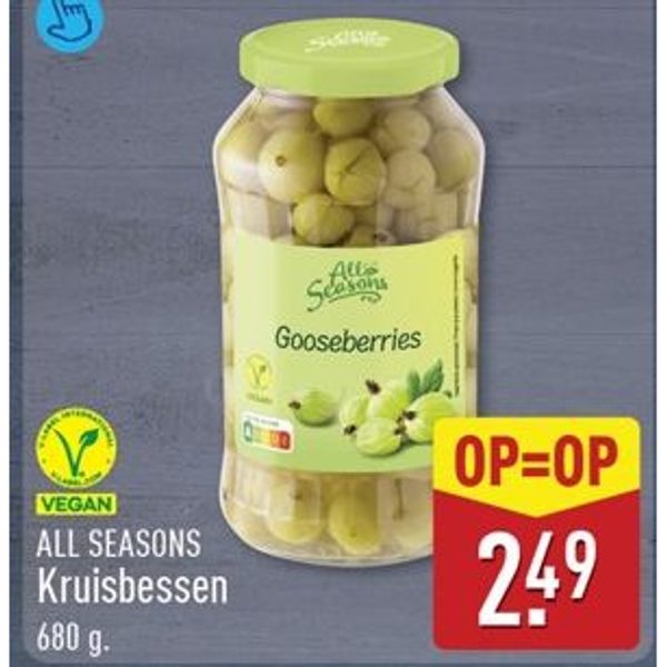 All Seasons Kruisbessen