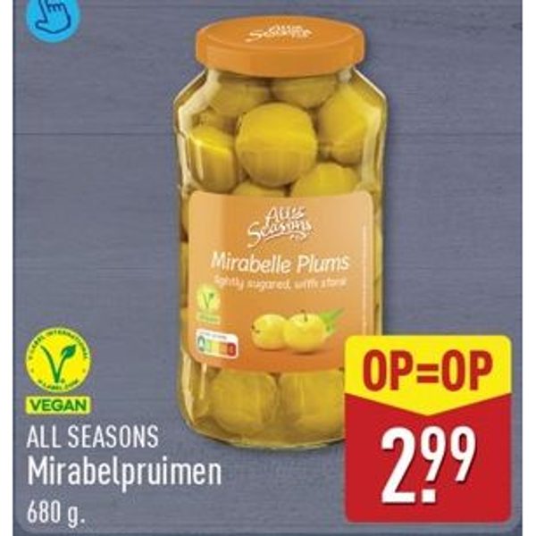All Seasons Mirabelpruimen