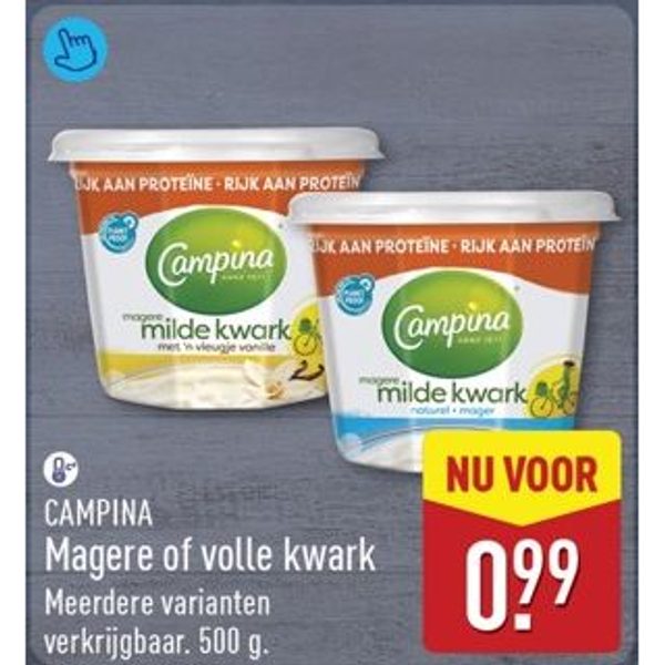 Campina Magere of volle kwark