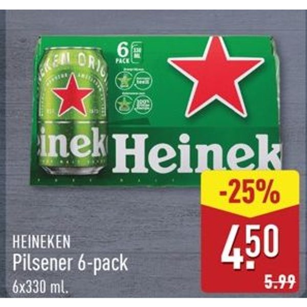 Heineken Pilsener 6-pack