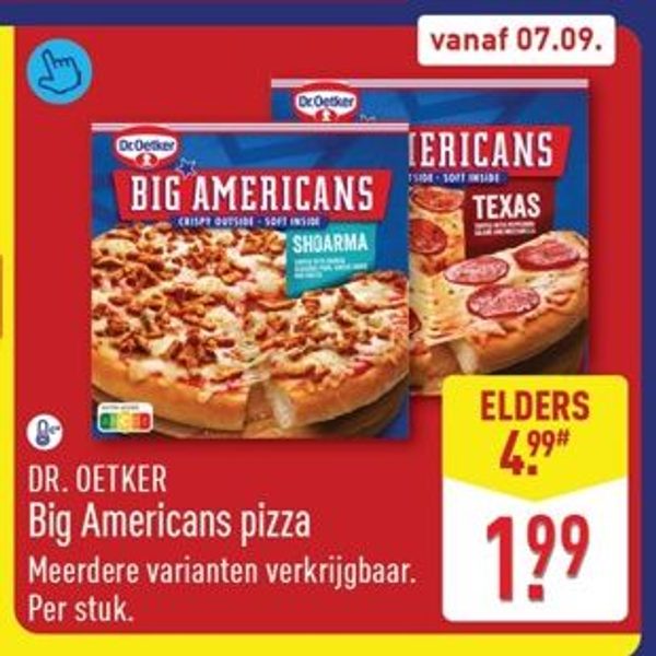 Dr. Oetker Big Americans pizza