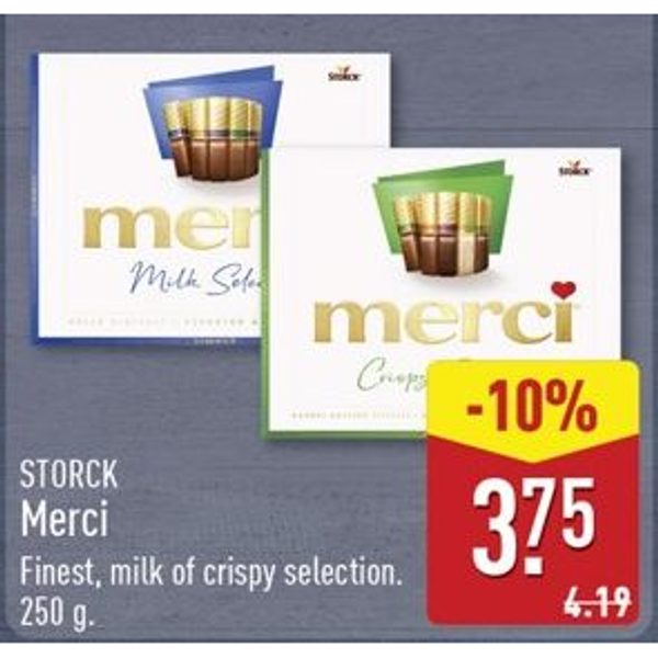 Merci chocolade