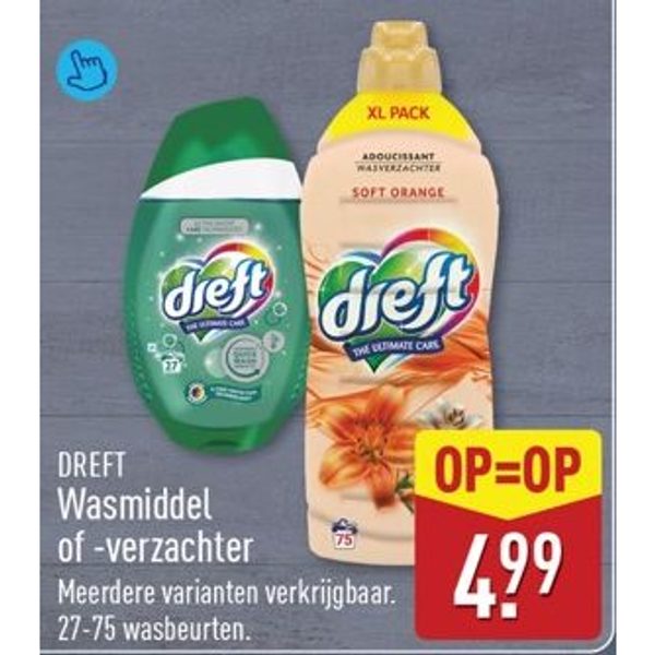 Dreft Wasmiddel of -verzachter