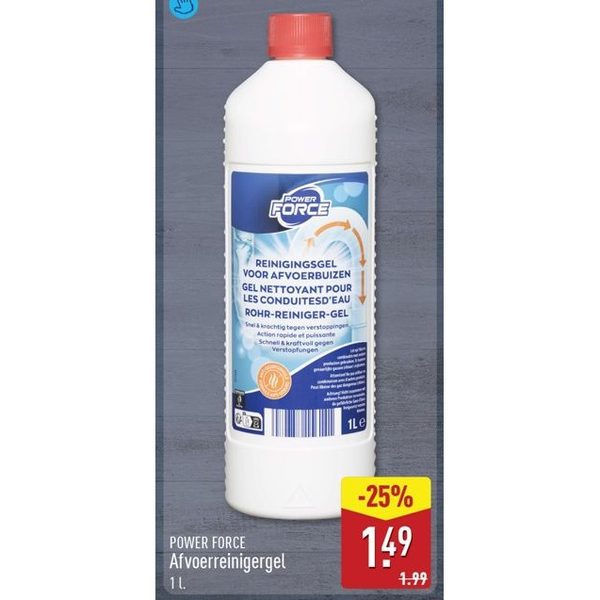 Power Force Afvoerreinigergel