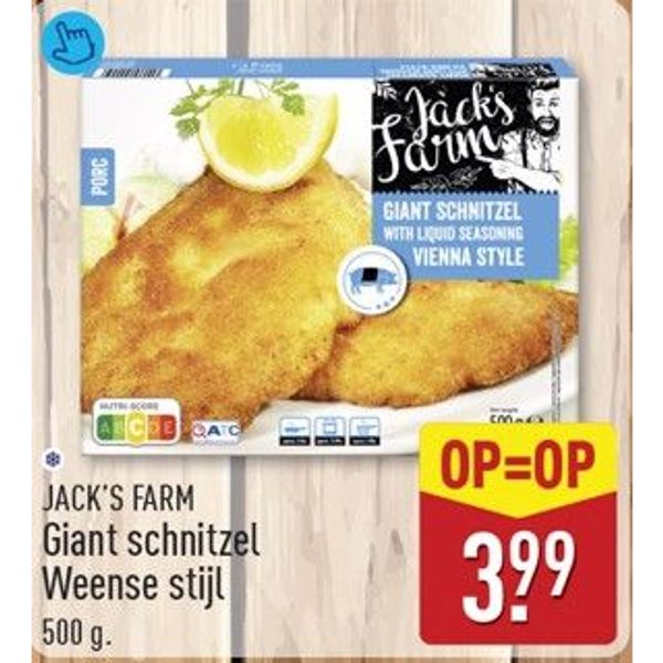 Giant schnitzel Weense stijl