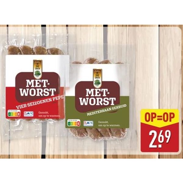 Hofstee De Drie Eiken Metworst